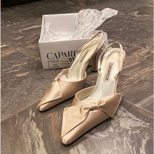 Caparros satin pumps